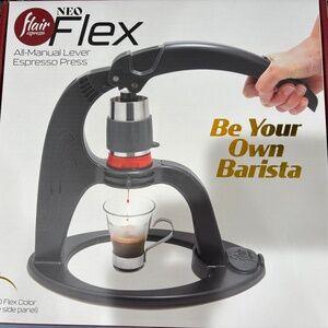 Neo Flex Flair espresso press. Like new in box